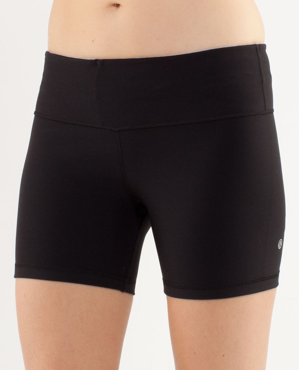 Lululemon Reverse Groove Short (Regular) - Black /  Heathered Fossil /  Wee Are From Space Coal Fossil