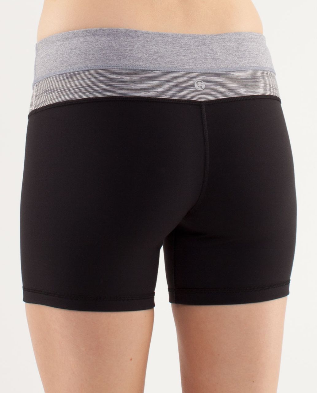 Lululemon Reverse Groove Short (Regular) - Black /  Heathered Fossil /  Wee Are From Space Coal Fossil