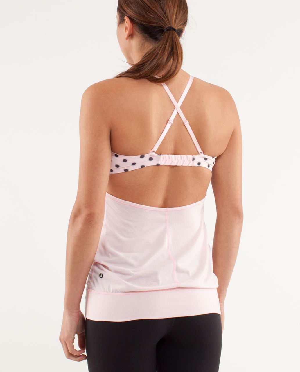 Lululemon Hot But Not Tank - Blush Quartz / High Noon Dot Blush Quartz / Black