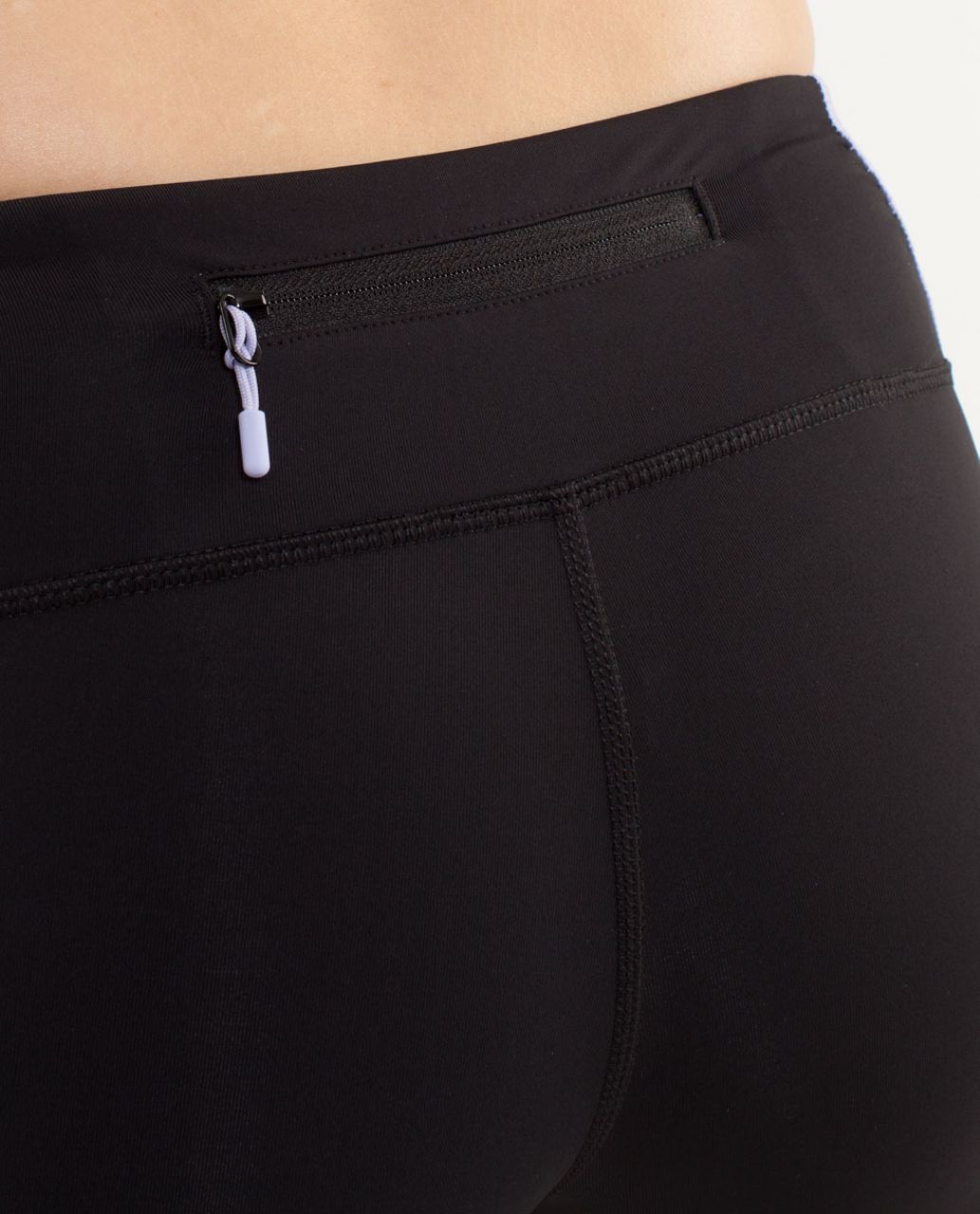 Lululemon Run: Fast And Free Crop - Black / High Noon Dot Lilac / Black ...