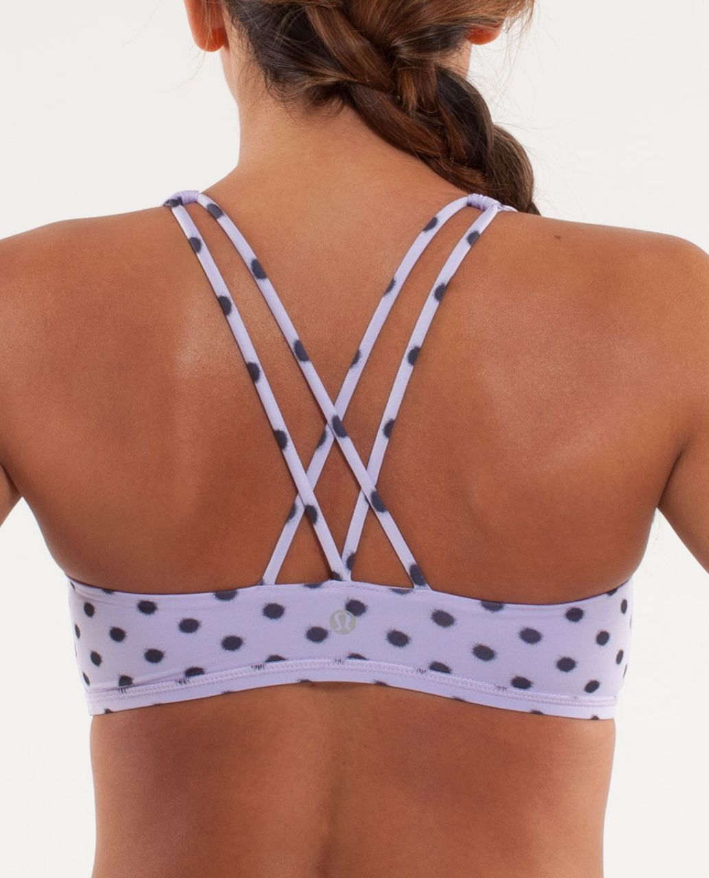 Lululemon Free To Be Bra - High Noon Dot Lilac / Black