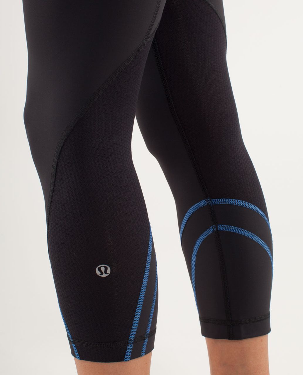 Lululemon Run:  Inspire Crop II - Deep Coal / Porcelaine / Wee Are From Space Deep Coal May Multi