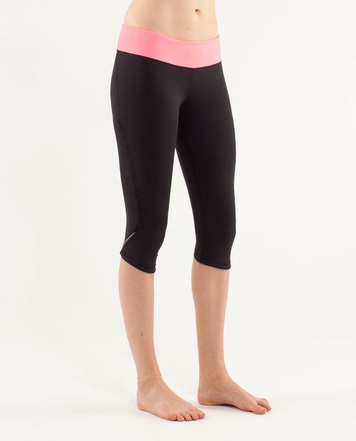 Lululemon Run Fast Free Ruffle Crop Leggings Size 6