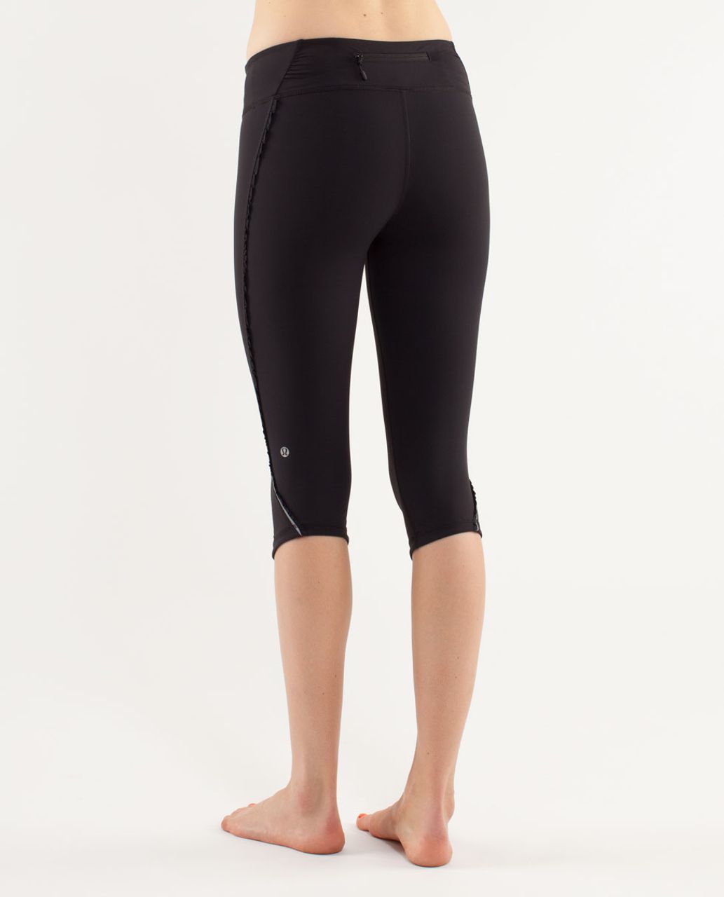 Lululemon Fast Free Crop (19) Black Lulu Fanatics, 50% OFF