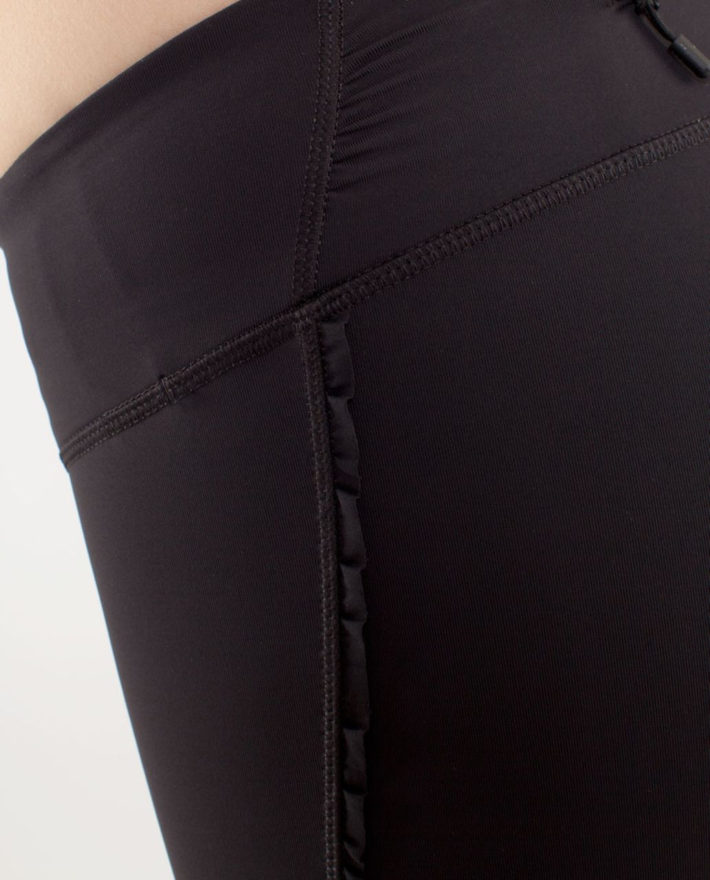 Lululemon Run: Fast And Free Crop - Black - lulu fanatics