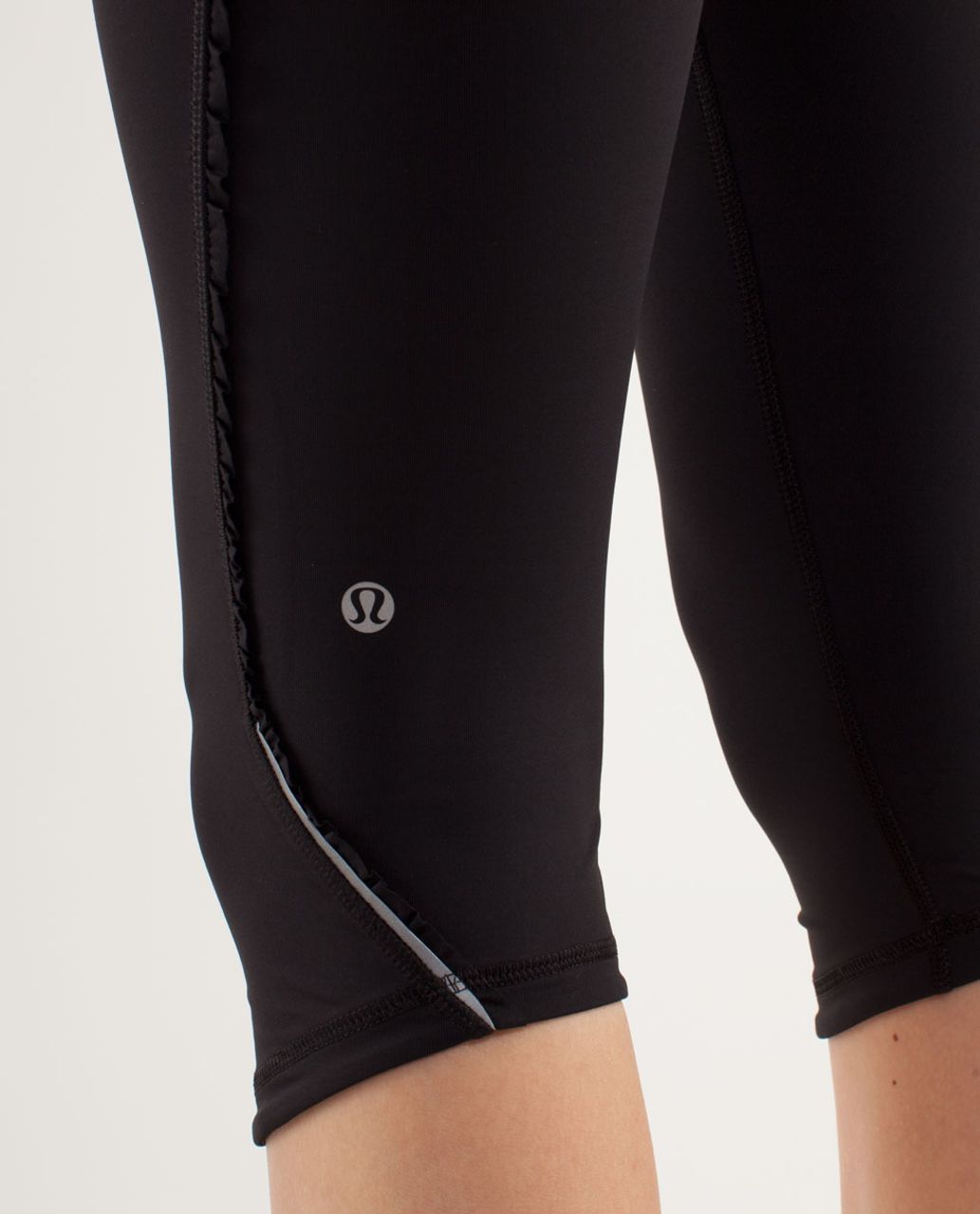 Lululemon Run: Fast And Free Crop - Black - lulu fanatics