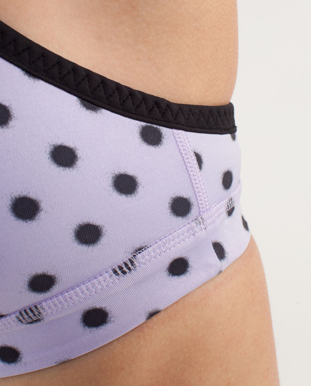 Lululemon Run:  Bound Bra - High Noon Dot Lilac / Black / Black