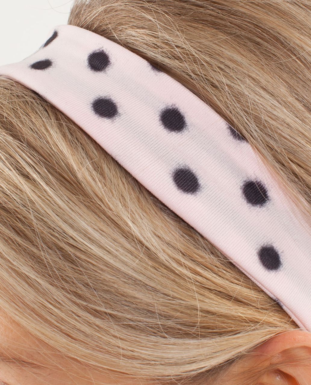 Lululemon Slipless Headband - High Noon Dot Blush Quartz / Black