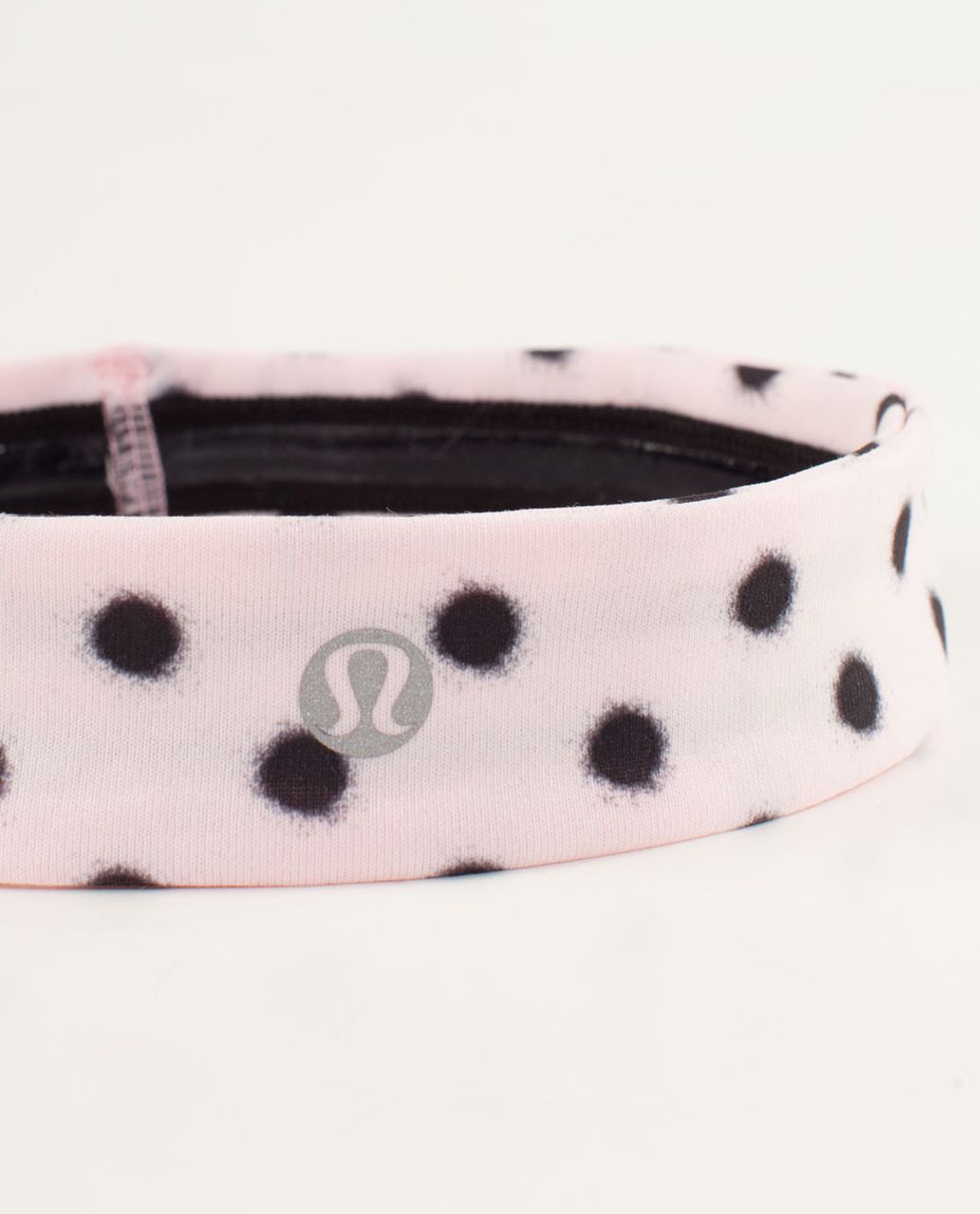 Lululemon Slipless Headband - High Noon Dot Blush Quartz / Black