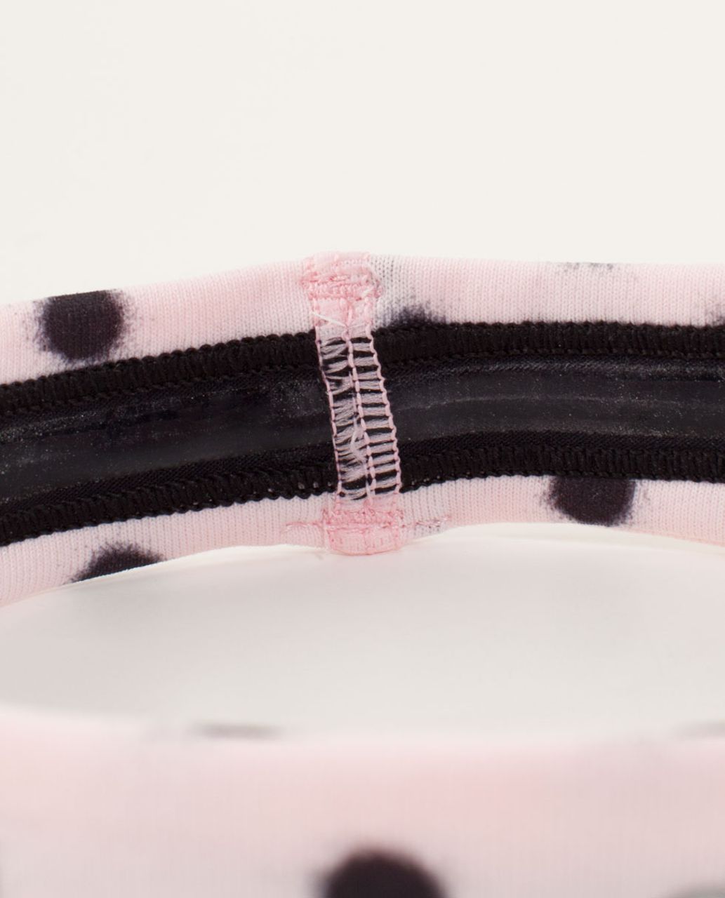 Lululemon Slipless Headband - High Noon Dot Blush Quartz / Black