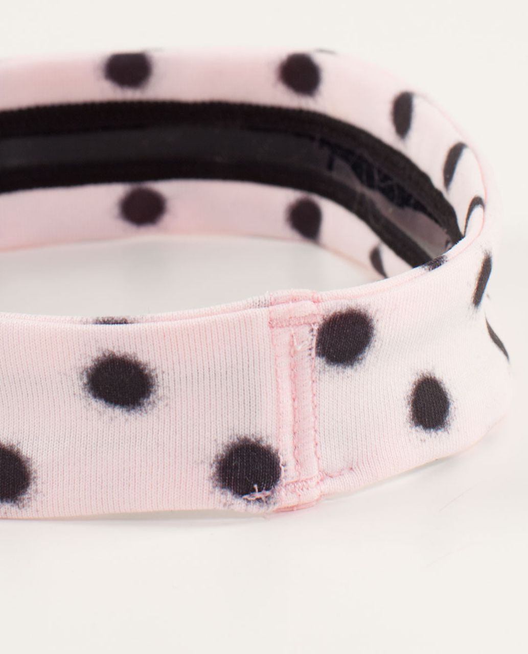 Lululemon Slipless Headband - High Noon Dot Blush Quartz / Black