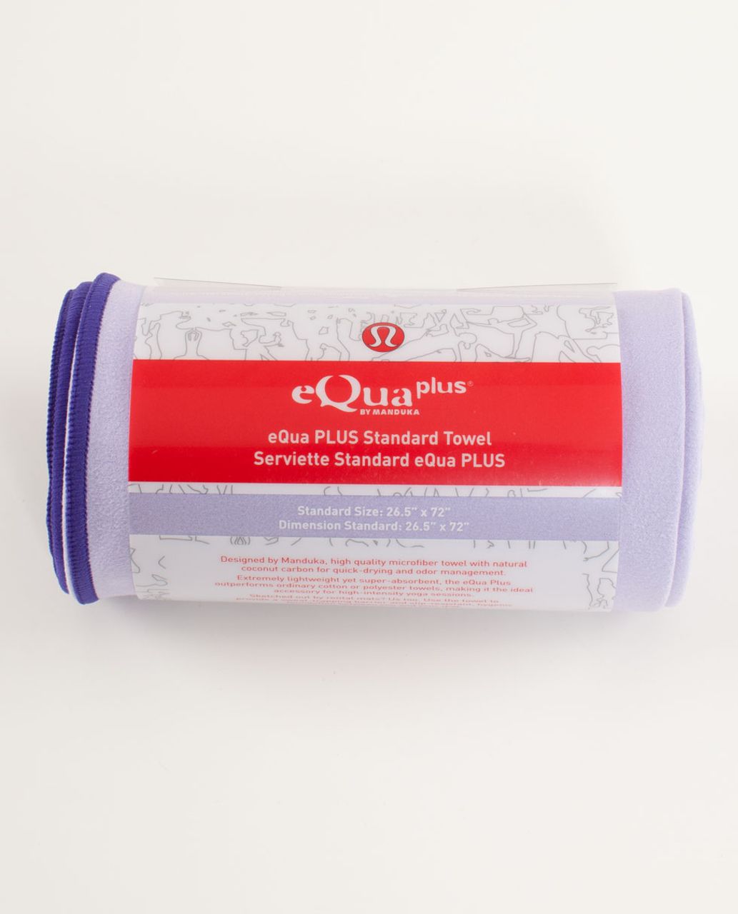 Lululemon Manduka Equa Towel Plus - Lilac / Bruised Berry