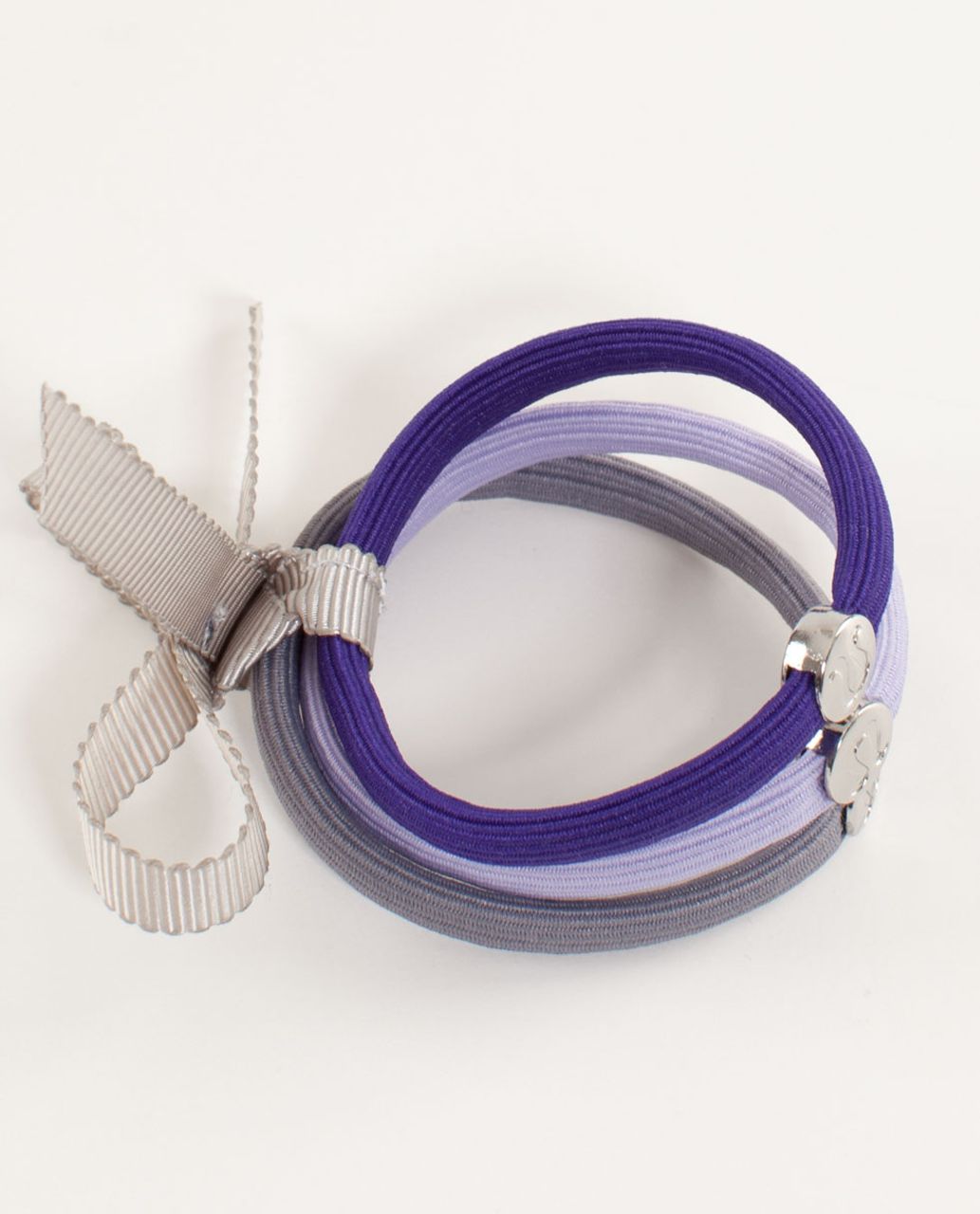 Lululemon Lulu Hair Ties *Charms (3 pk) - Bruised Berry / Lilac / Fossil