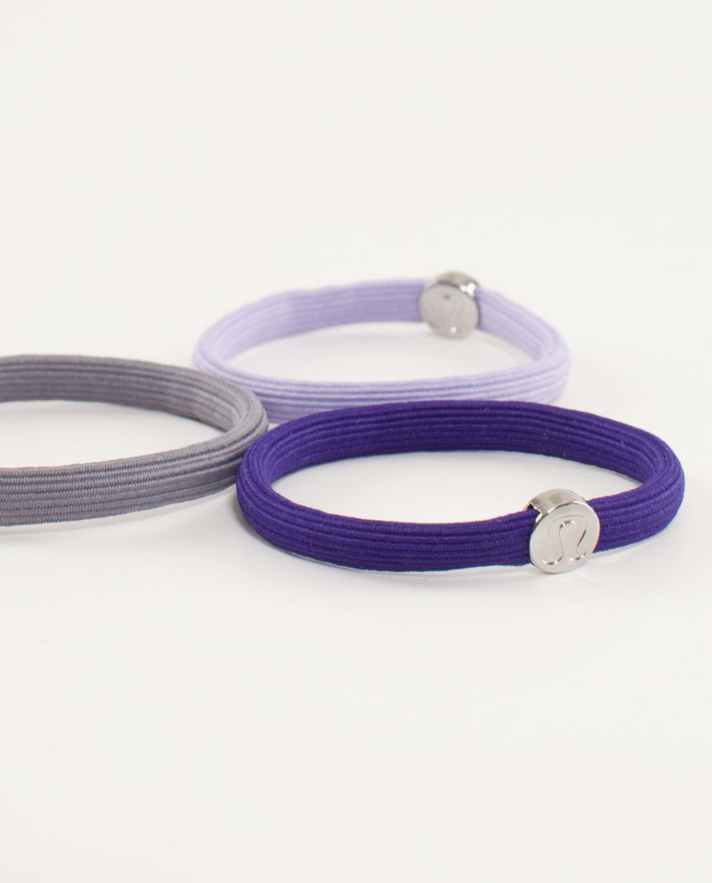 Lululemon Lulu Hair Ties *Charms (3 pk) - Bruised Berry / Lilac / Fossil