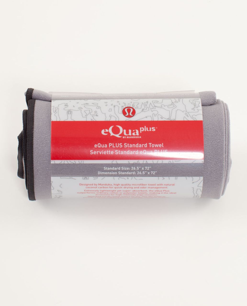 Lululemon Manduka Equa Towel Plus - Fossil / Deep Coal