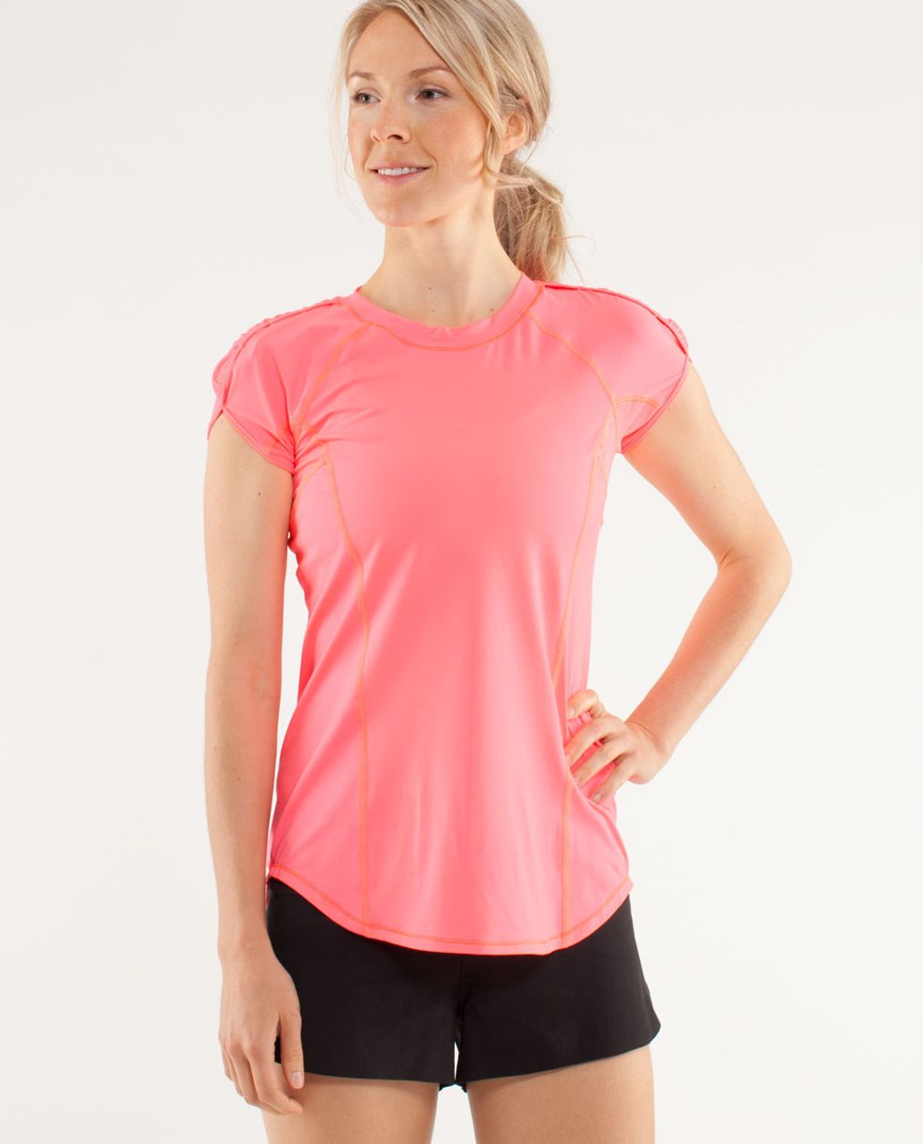 Lululemon Run:  Sun Sprinter Short Sleeve - Flash Light