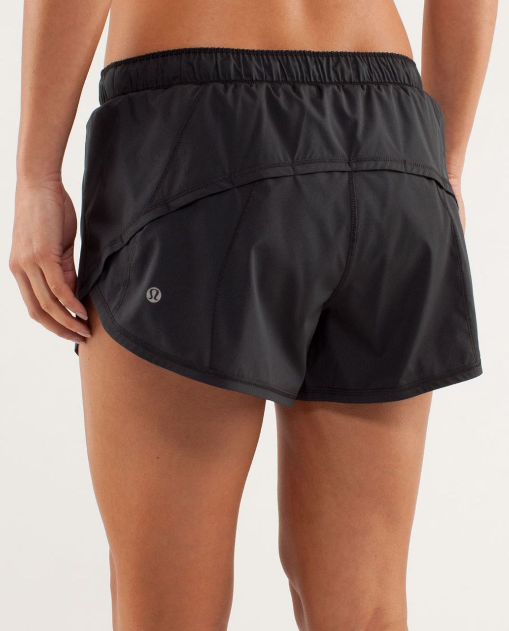 Lululemon Run:  Roll Down Short - Black