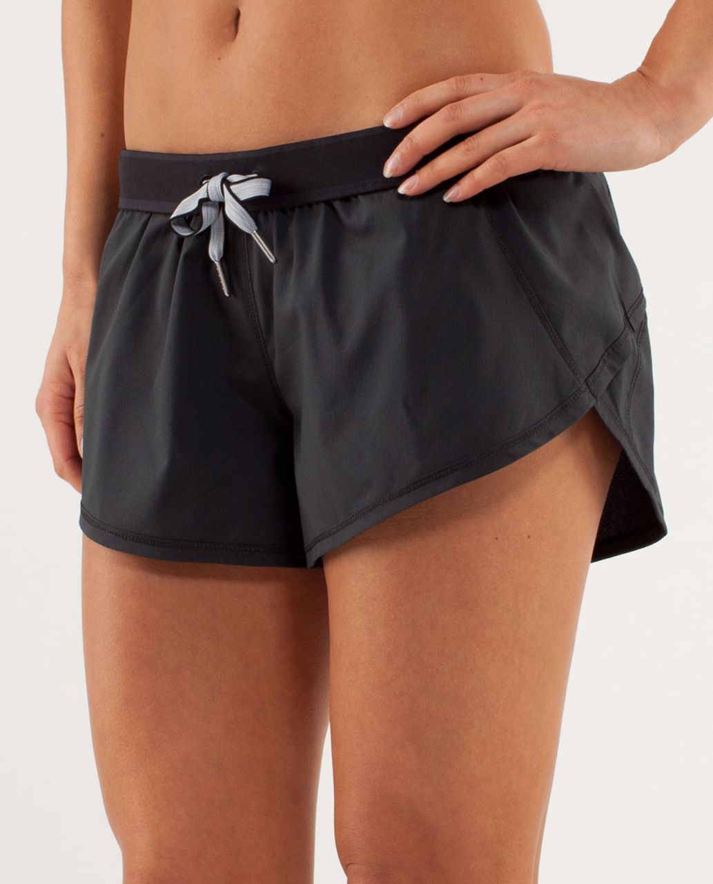 Lululemon Run:  Roll Down Short - Black