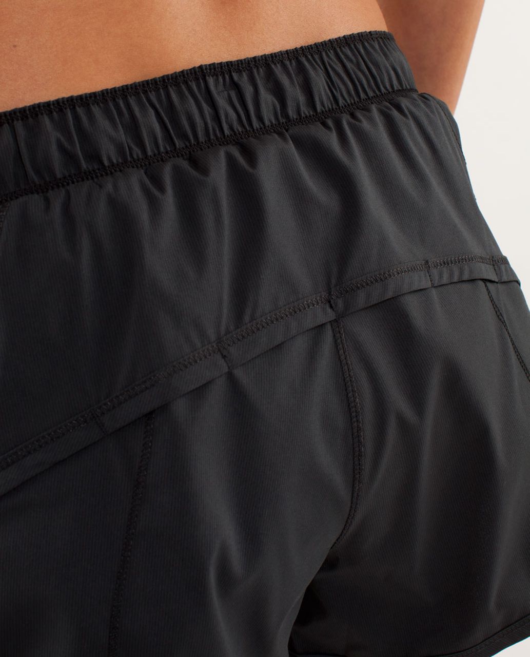 Lululemon Run:  Roll Down Short - Black