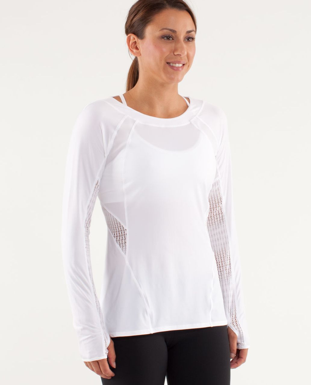 Lululemon Sun Runner Long Sleeve - White