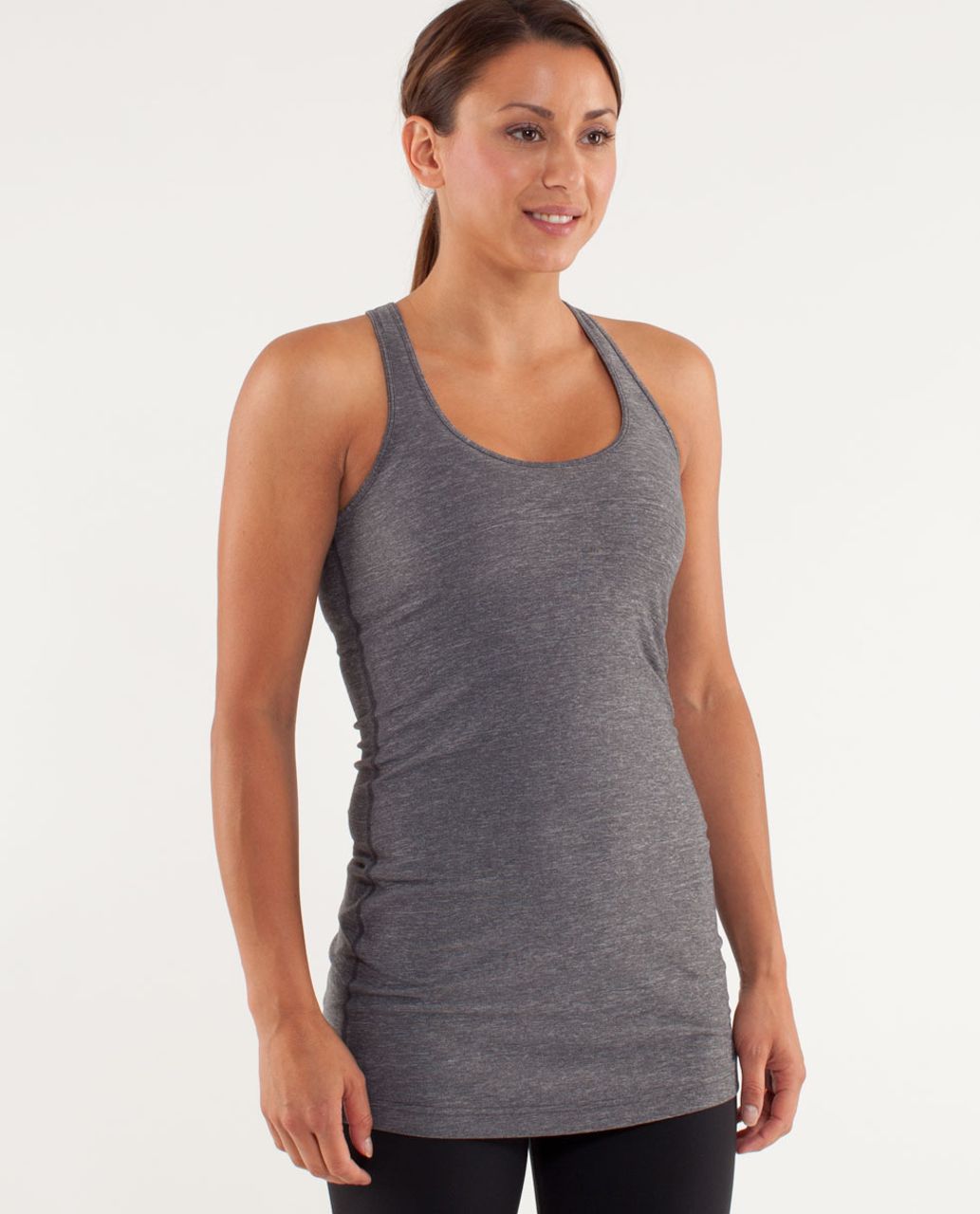 Lululemon Cool Racerback *Extra Long - Heathered Coal