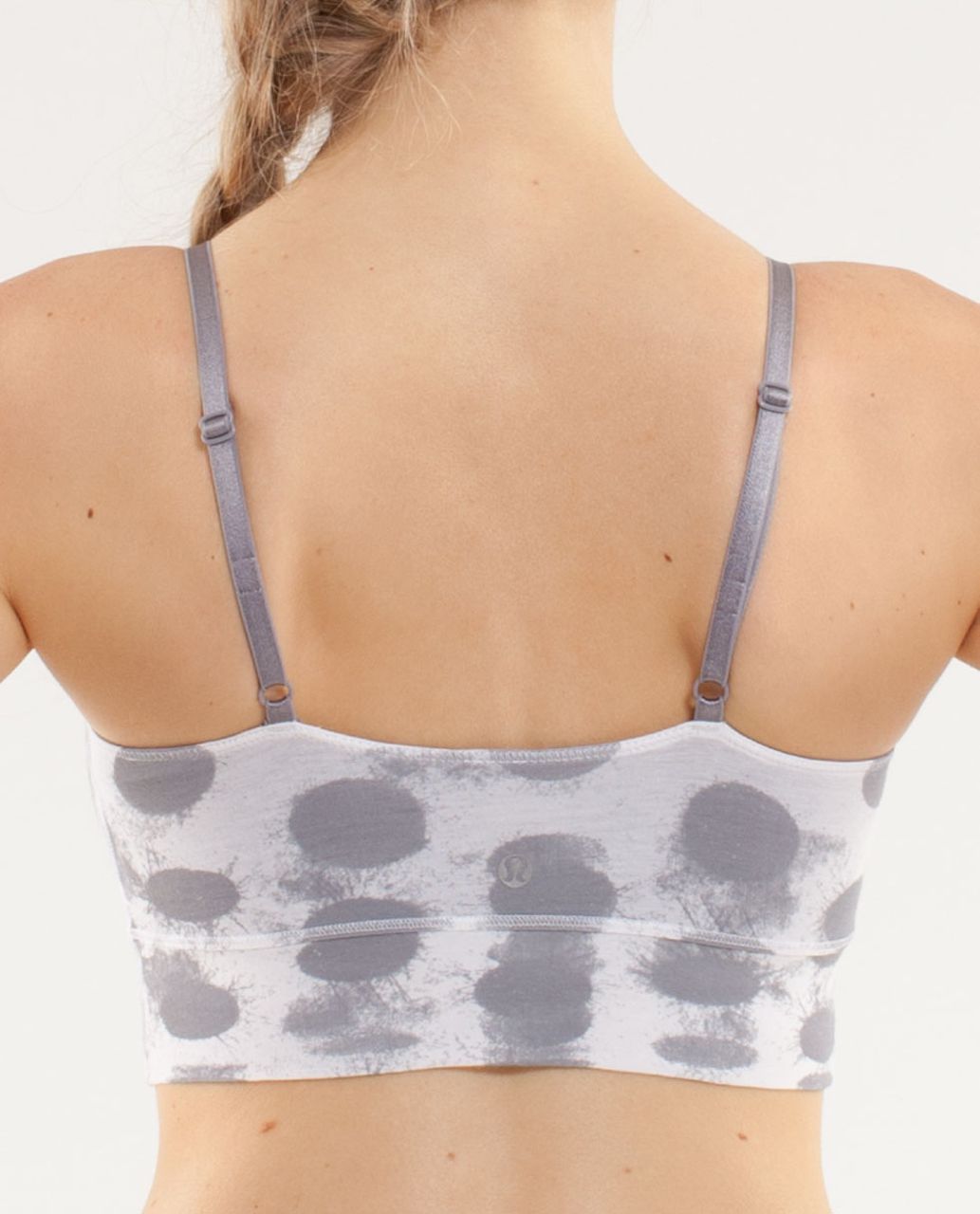 Lululemon Open Mind Bra - Seaside Dot Heathered White Fossil