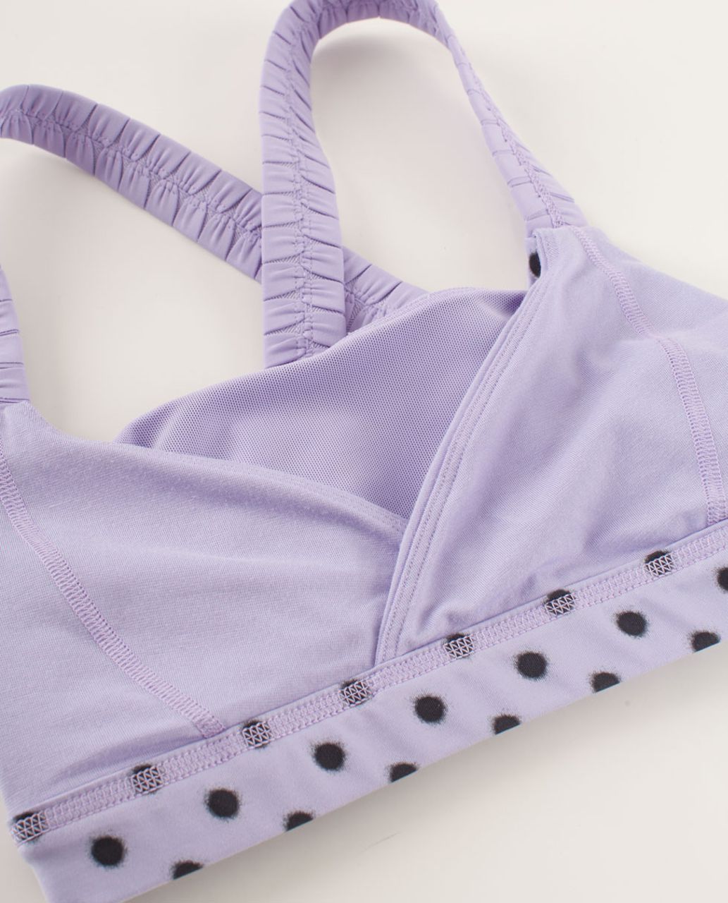 Lululemon Inner Heart Bra - High Noon Dot Lilac / Black