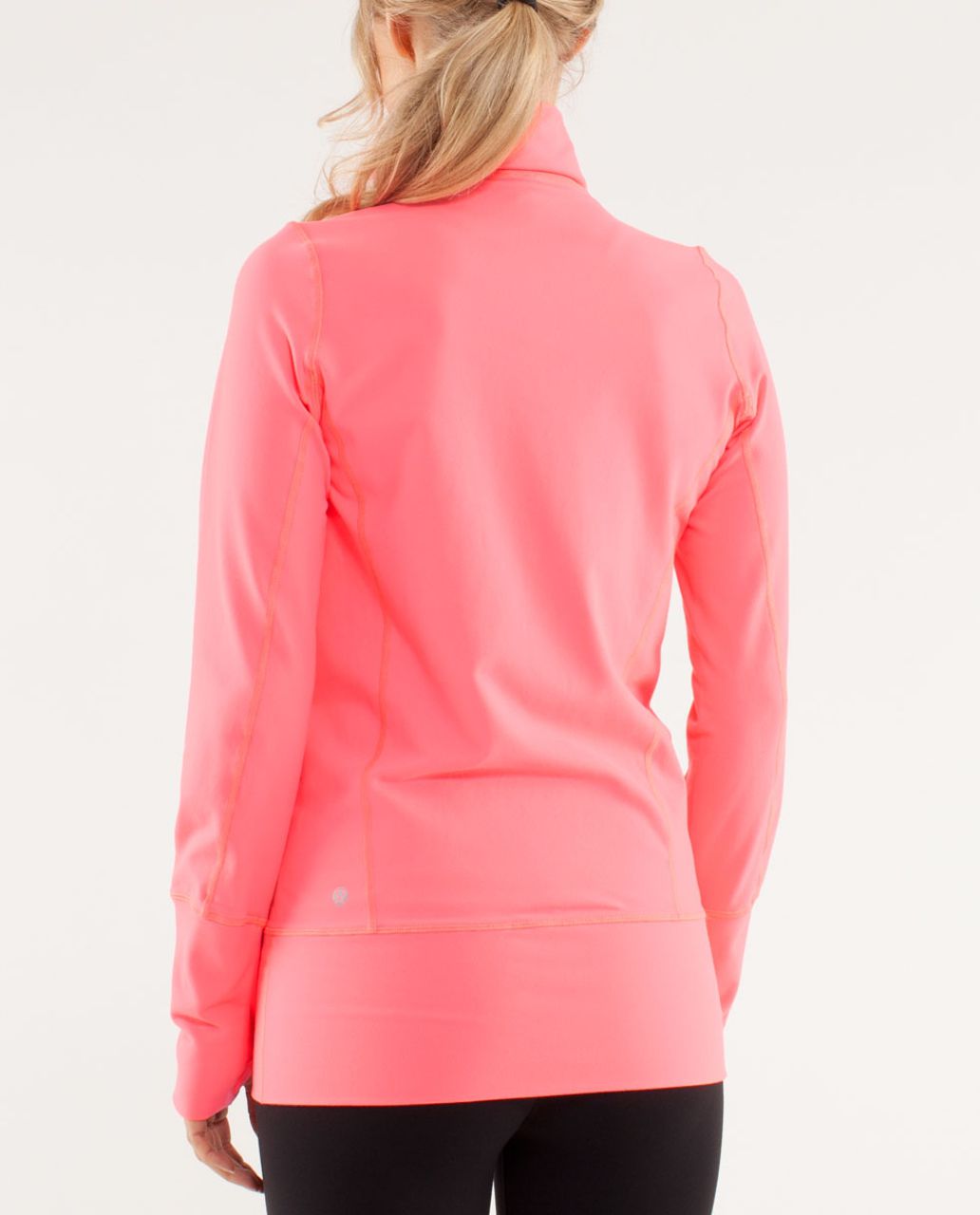 Lululemon Women's Size 6 In Stride Jacket Flash Light Neon Full