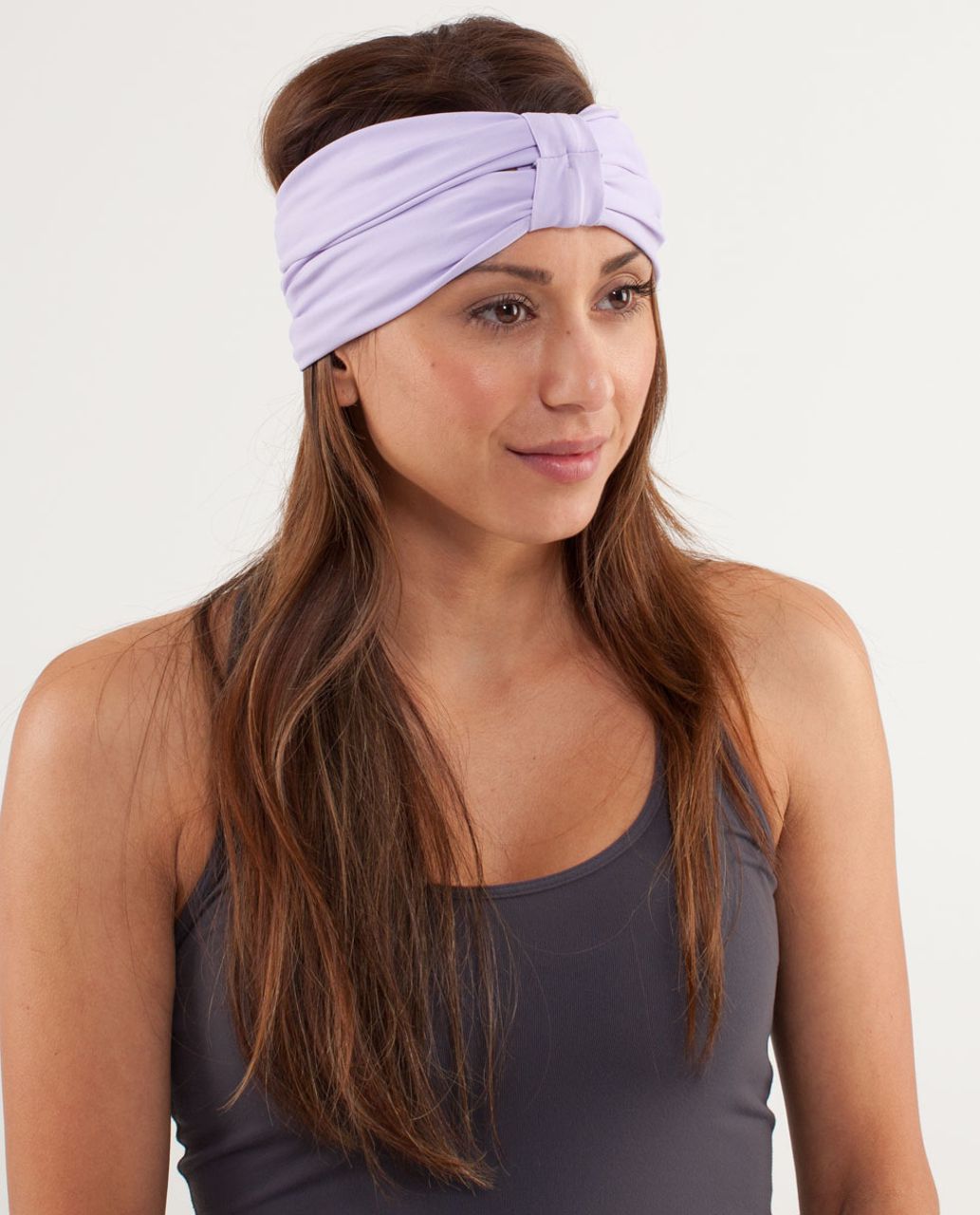 Lululemon Deep Thoughts Turban - Heathered Lilac /  Lilac