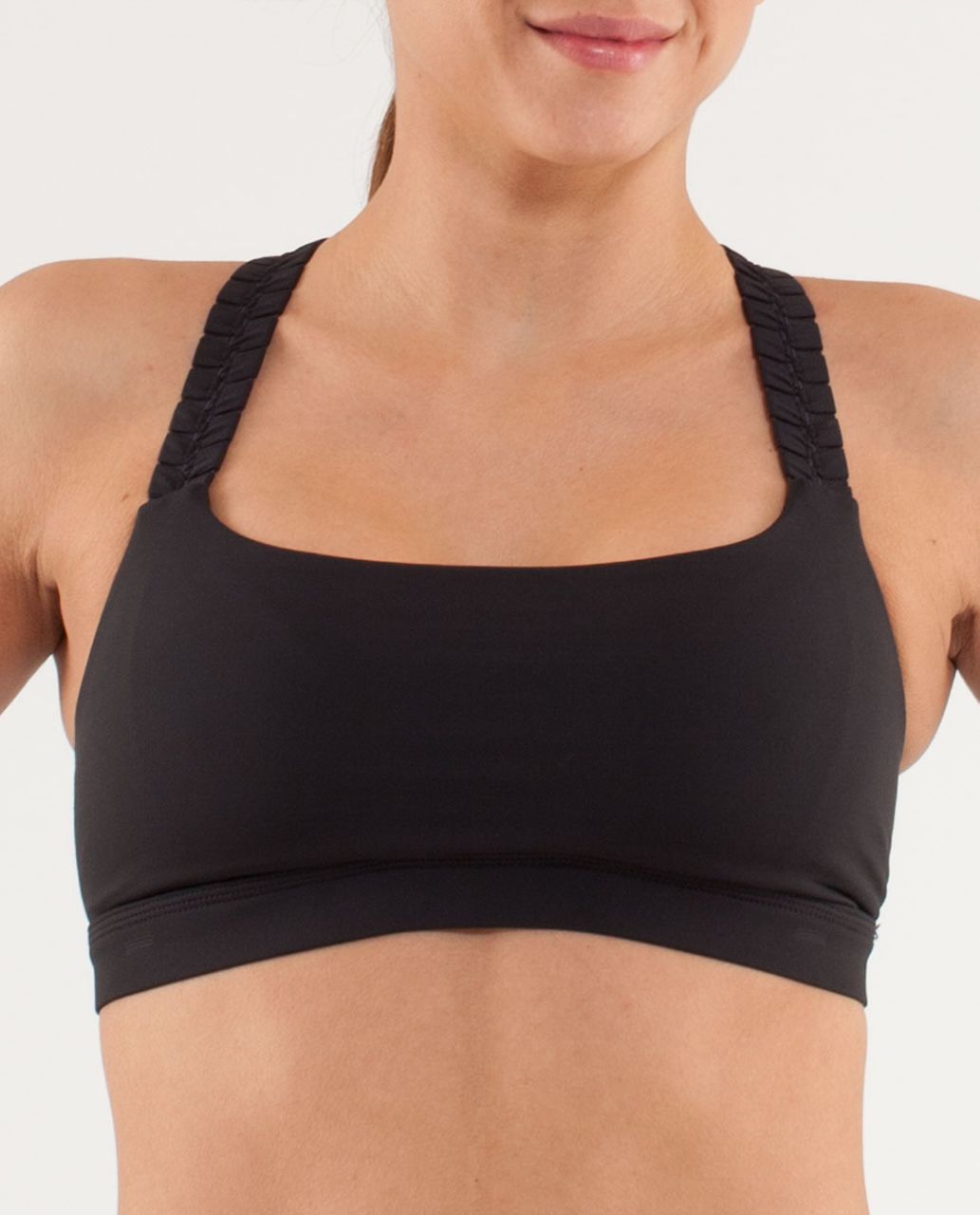 Lululemon Inner Heart Bra - Black - lulu fanatics