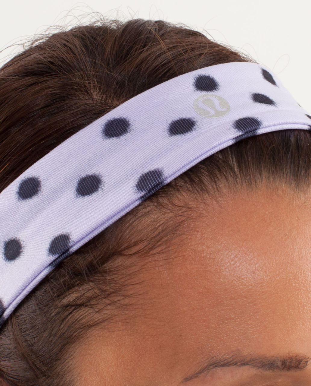 Lululemon Slipless Headband - High Noon Dot Lilac / Black