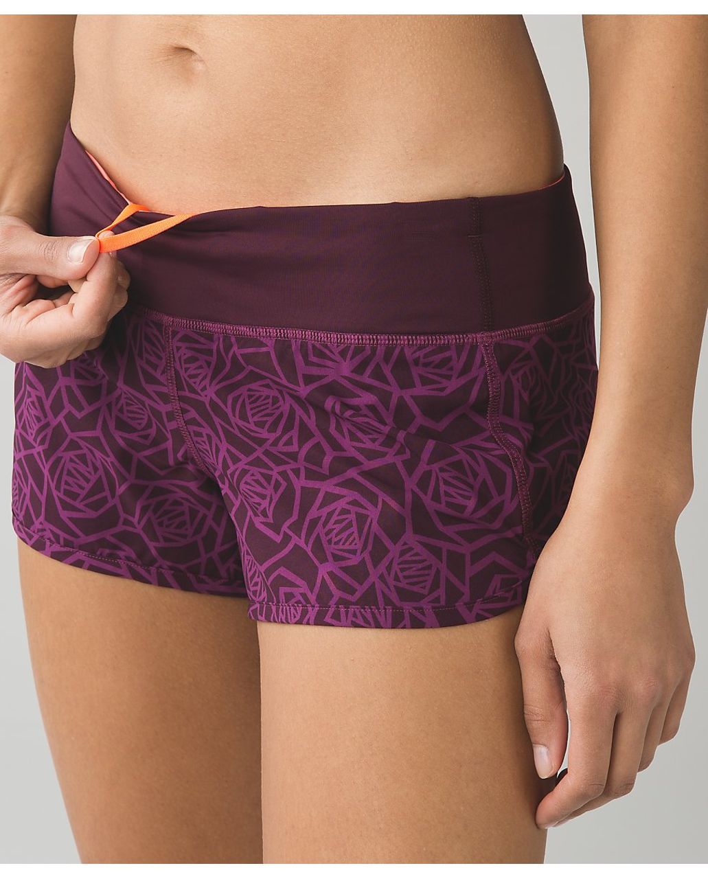 Lululemon Speed Short *4-way Stretch 2.5" - Posey Red Grape Bordeaux Drama / Bordeaux Drama