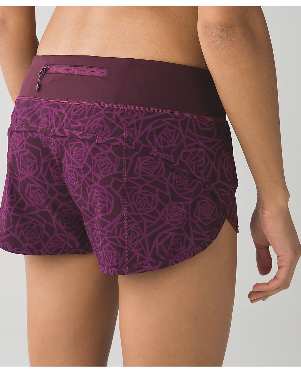 Lululemon Speed Short *4-way Stretch 2.5" - Posey Red Grape Bordeaux Drama / Bordeaux Drama