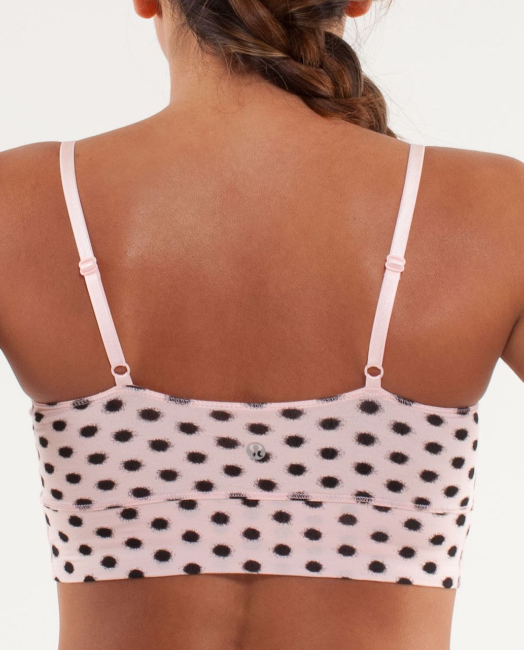 Lululemon Open Mind Bra - High Noon Dot Blush Quartz / Black