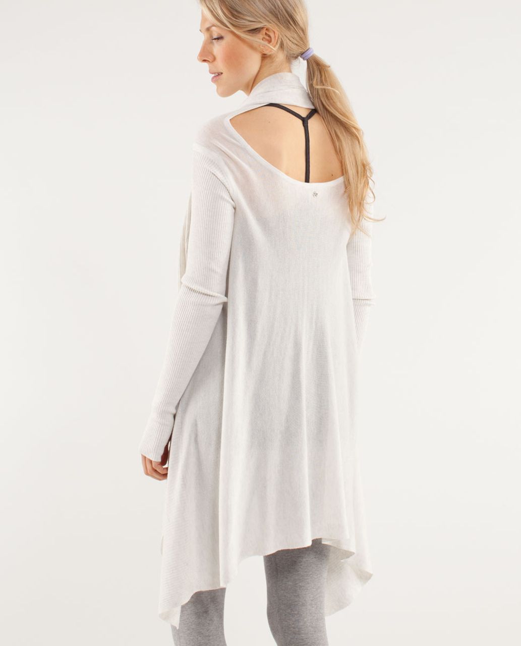 Lululemon Enlightened Pullover - Heathered White