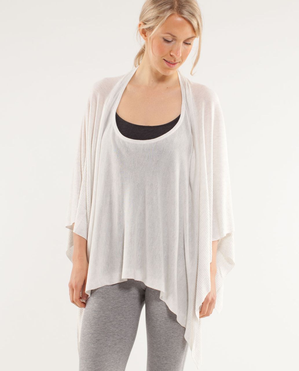 Lululemon Enlightened Pullover - Heathered White