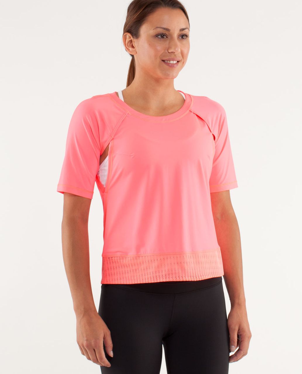 Lululemon Sun Runner Short Sleeve - Flash Light