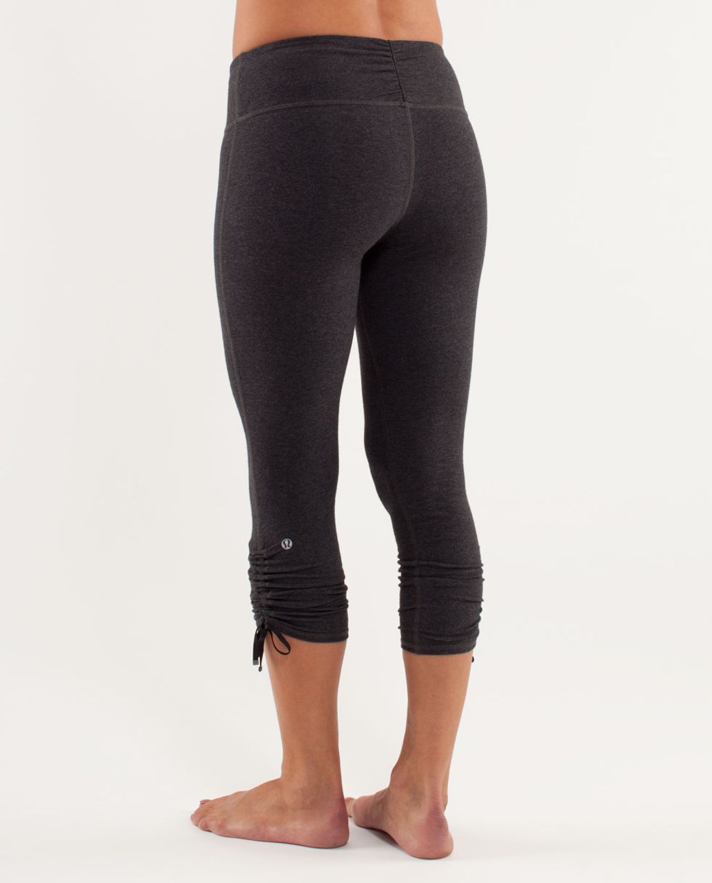 Lululemon Wandering Yogi Crop - Heathered Charcoal