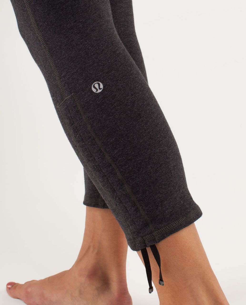 Lululemon Wandering Yogi Crop - Heathered Charcoal