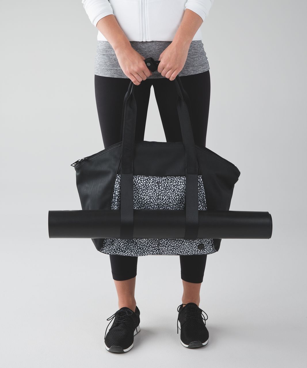 Lululemon Free To Be Bag - Miss Mosaic Black / Black