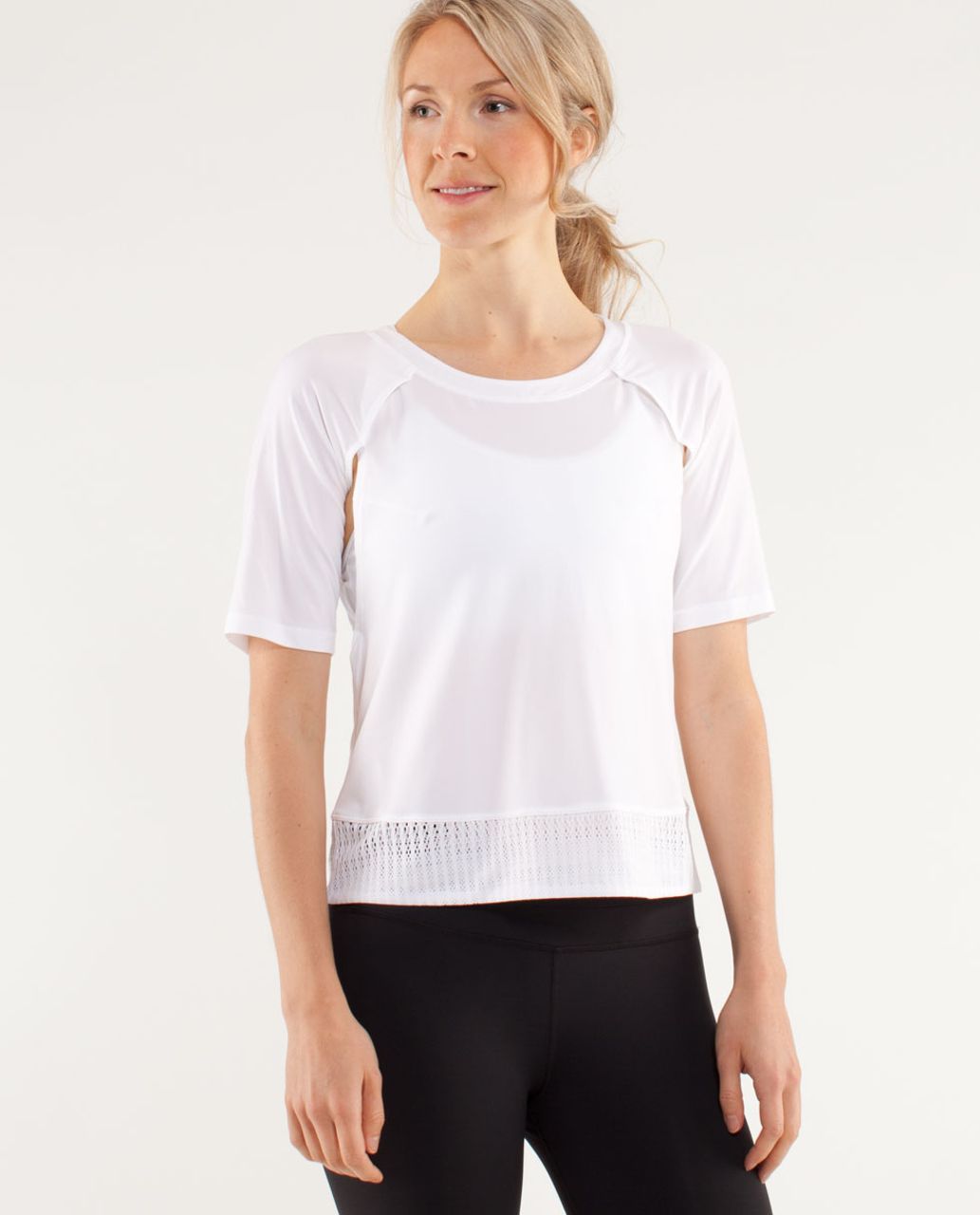 Lululemon Sun Runner Short Sleeve - White