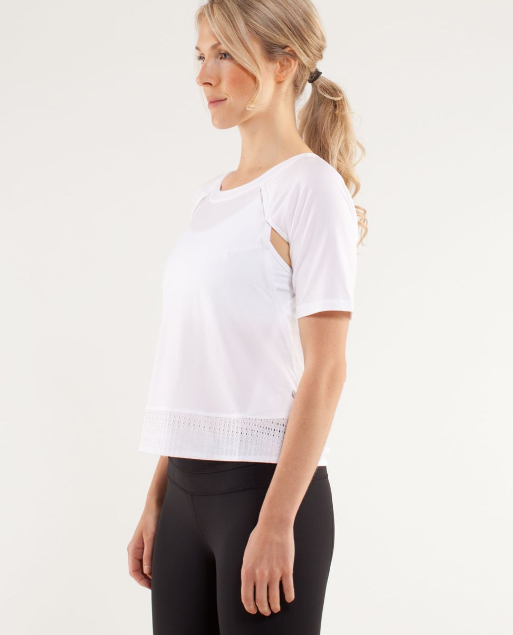 Lululemon Sun Runner Short Sleeve - White