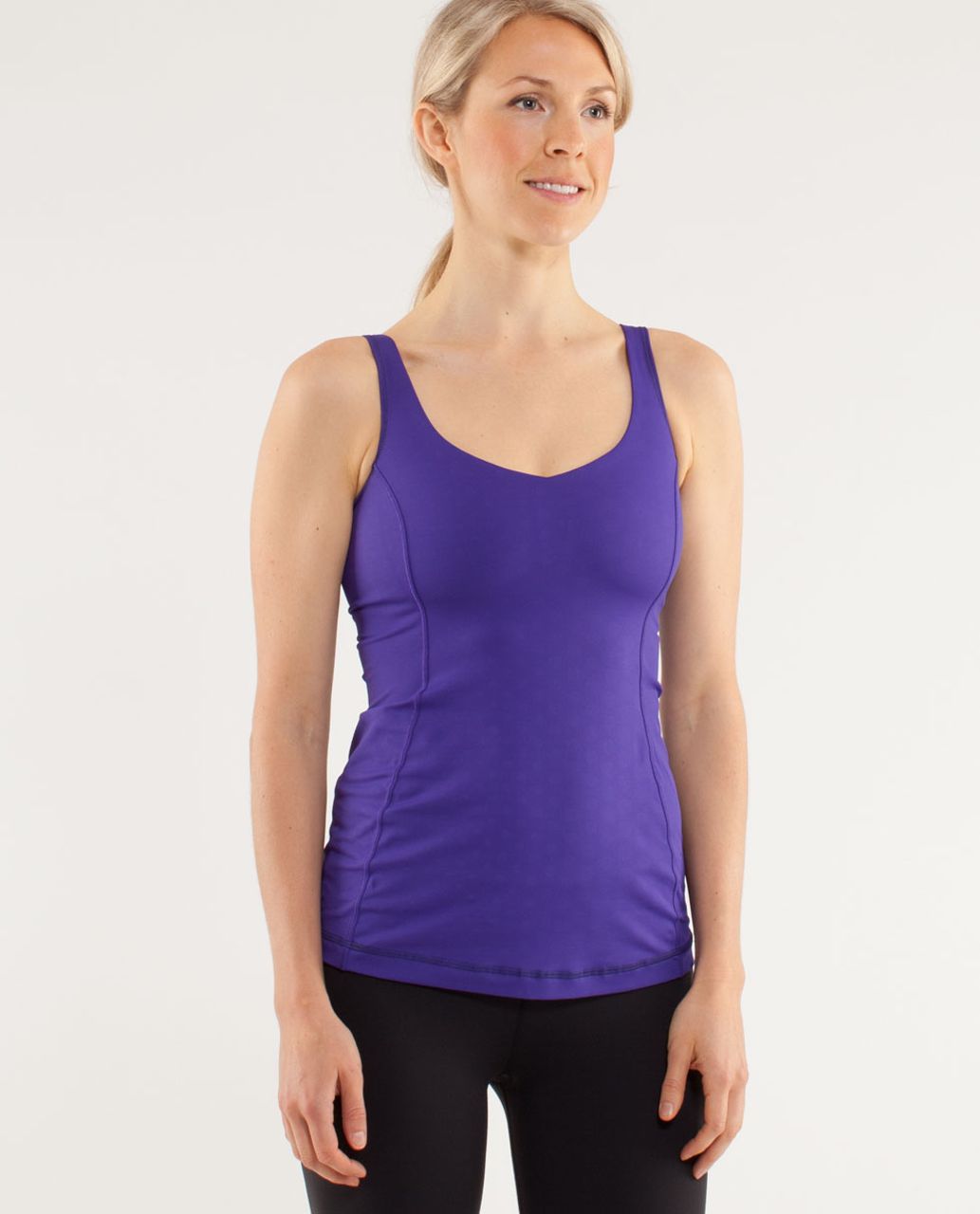 Lululemon Optimal Tank - Faded Dot Embossed Bruised Berry / Bruised Berry