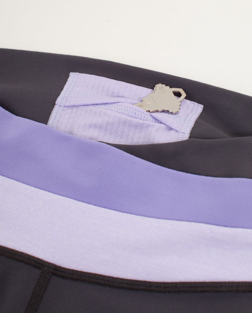 Lululemon Astro Wunder Under Crop - Coal / Lilac / Grapeseed