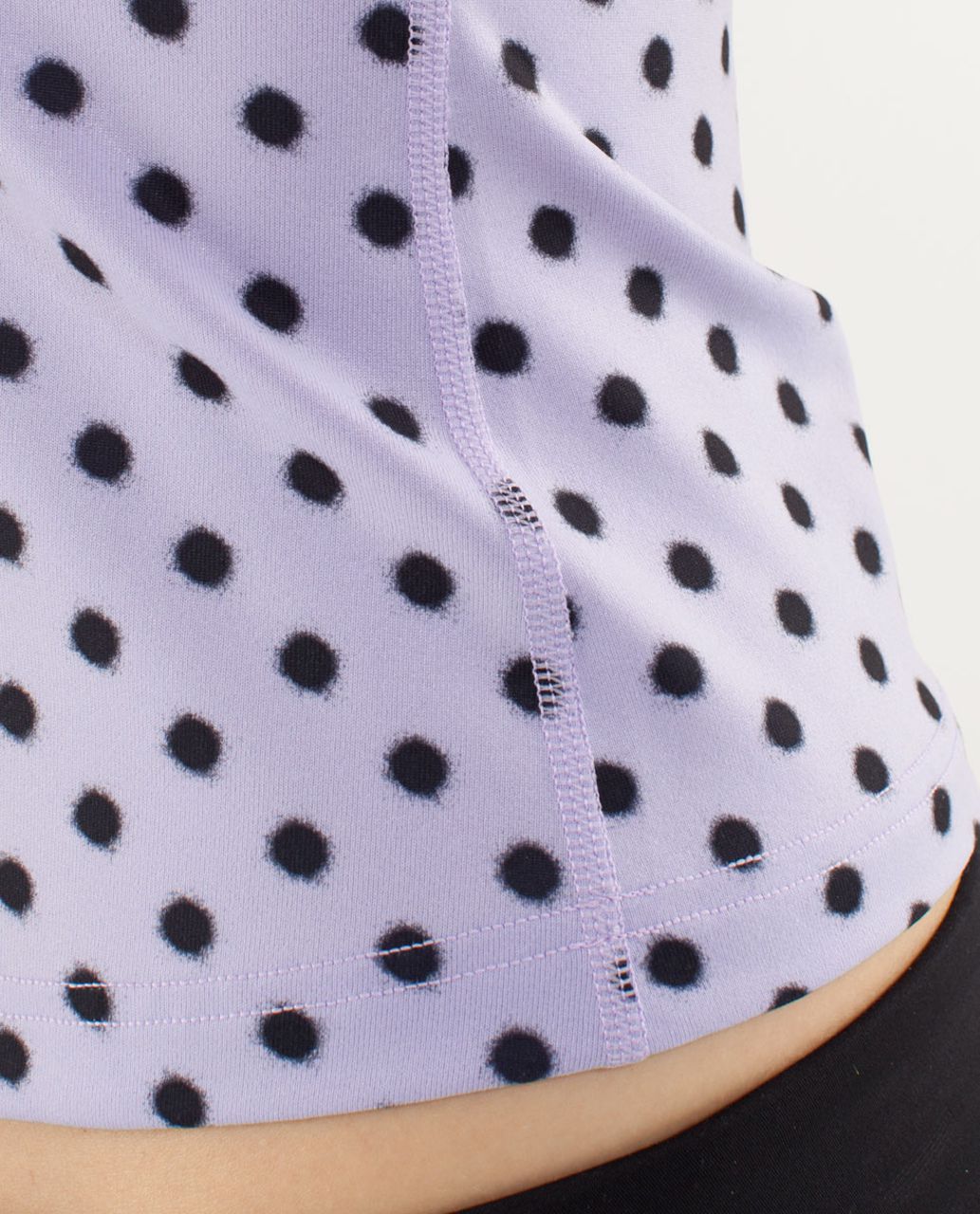 Lululemon Cool Racerback *Racing Length - High Noon Dot Lilac / Black