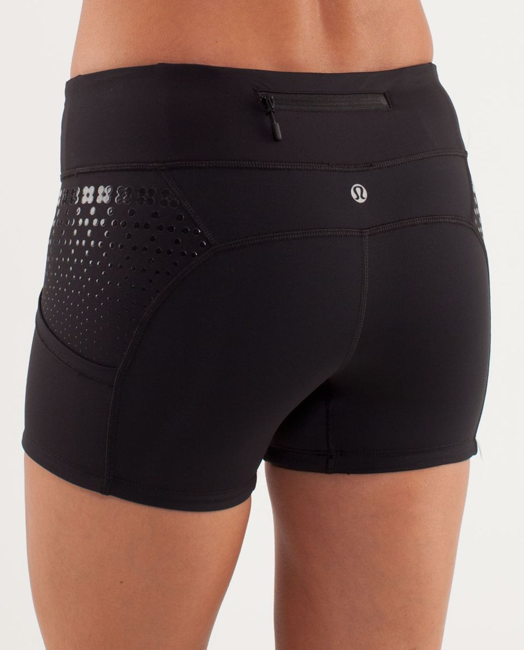 Lululemon Run: Breeze By Short - Black - lulu fanatics