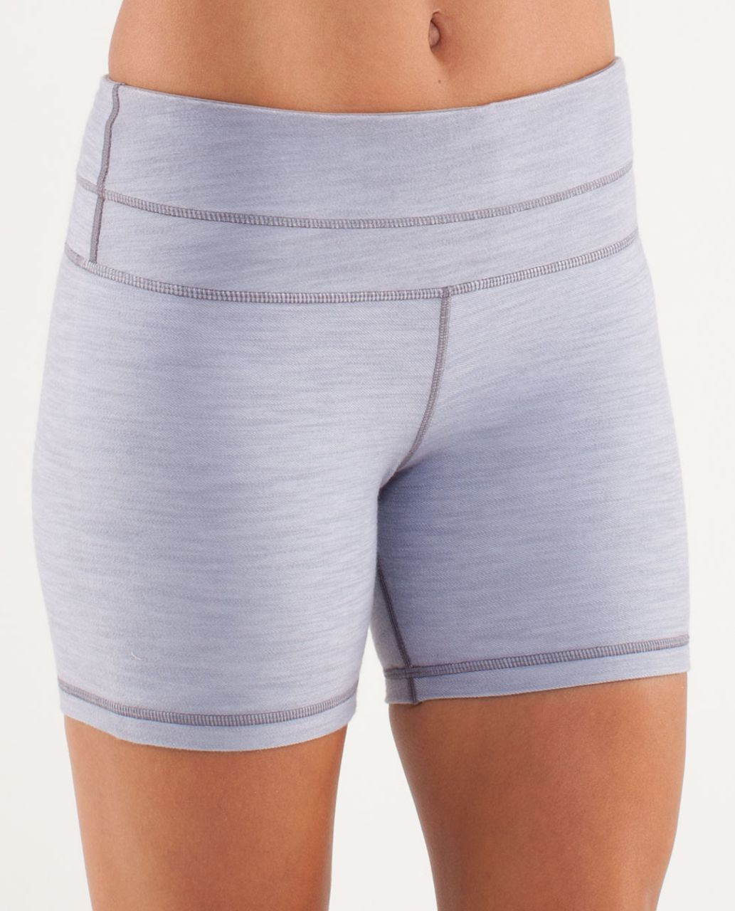 Lululemon Reverse Groove Short *Denim - Fossil White Slub Denim