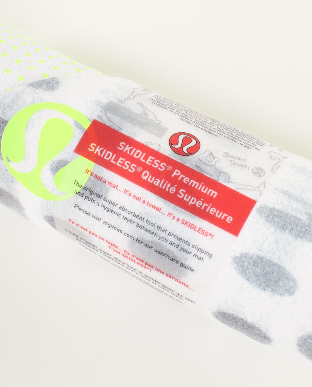 Lululemon Skidless Towel - Seaside Dot White / Fossil / Ray