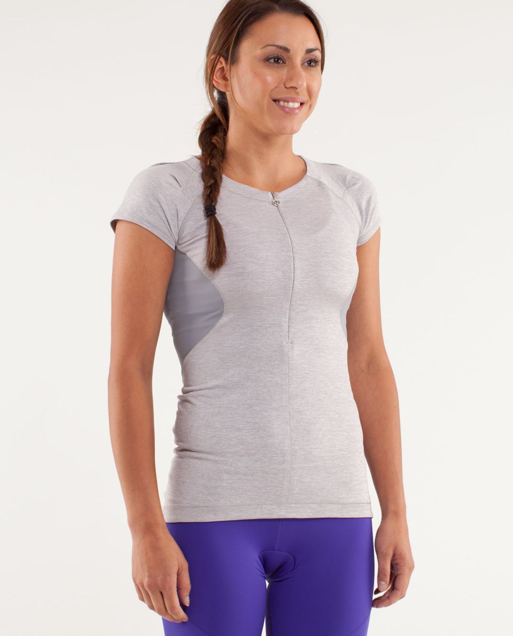 Lululemon Presta Jersey - Metallic Silver / Fossil