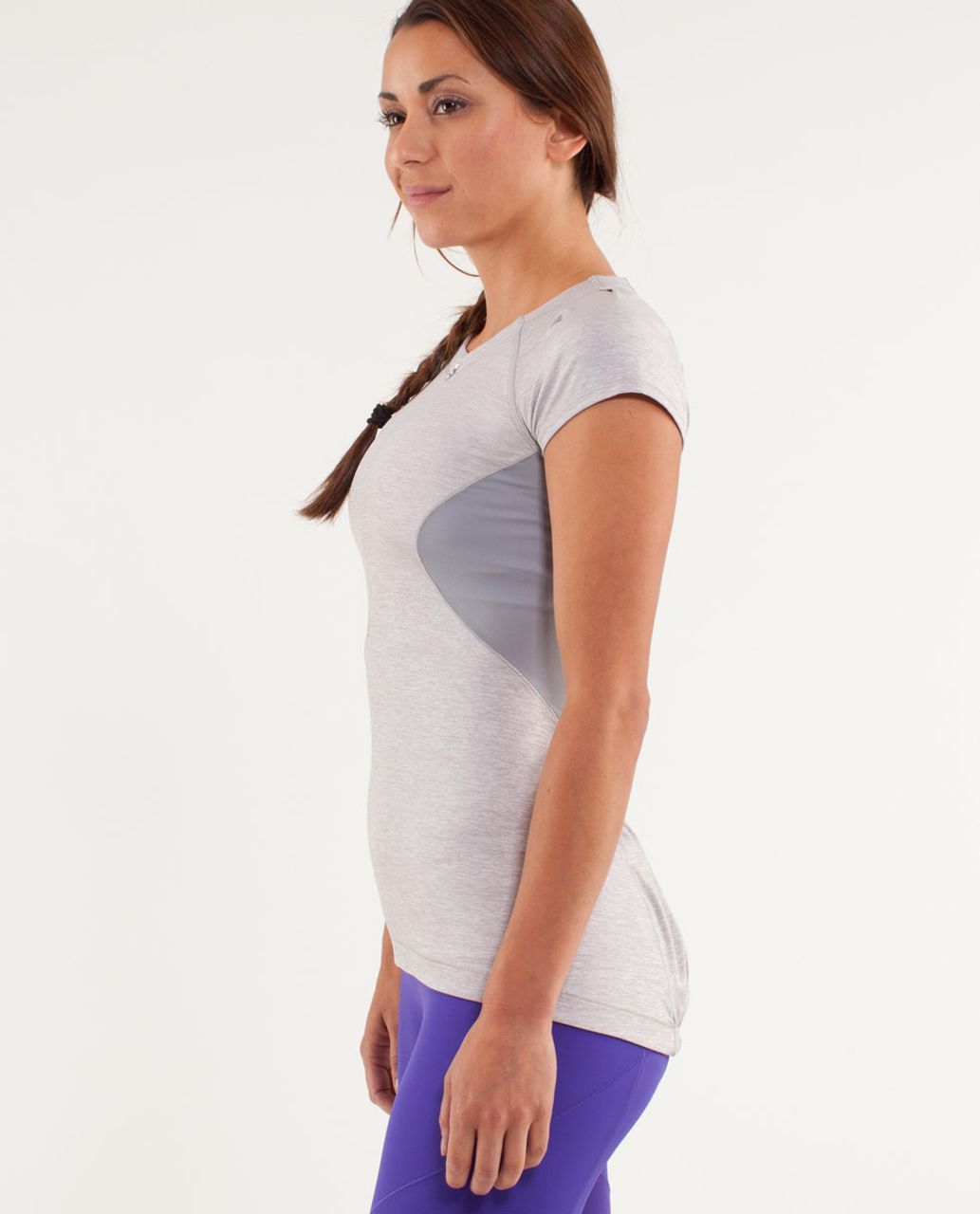 Lululemon Presta Jersey - Metallic Silver / Fossil